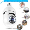 360° Panoramic WiFi IP Camera E27 Light Bulb 1080P HD Wireless Security Camera